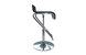 2 taburetes de bar / cocina GLITTER ajustables negros image 2