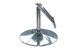 2 taburetes de bar / cocina GLITTER ajustables negros image 4