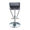 2 taburetes de bar / cocina GLITTER ajustables negros