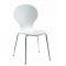 4 sillas de cocina/comedor ABIGAIL de color blanca