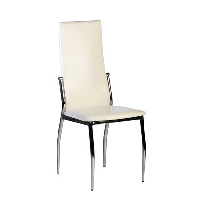 4 sillas de cocina/ comedor de dise&ntilde;o BERLIN de color blanco 