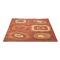 Alfombra naranja y roja LYS