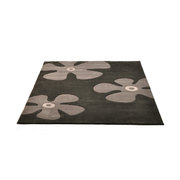 Alfombra negra y gris con motivos MARGUERITE image pub1