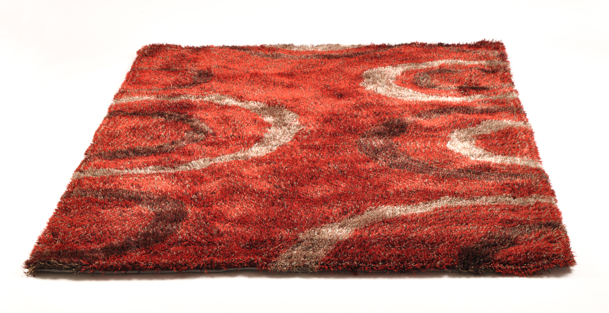 Alfombra roja con motivos ALOES