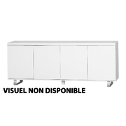 Aparador de dise&ntilde;o LEA de color negro 4 puertas  image pub1
