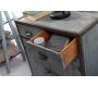 Aparador de madera y metal estilo industrial HARRY