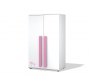 Armario para ni&ntilde;as rosa y blanco MARCHANDE