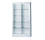 Biblioteca/estanter&iacute;a alta NEW LEA de color blanca de 10 compartimientos y un caj&oacute;n 