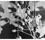 Biombo 3 partes FLORA madera y tela