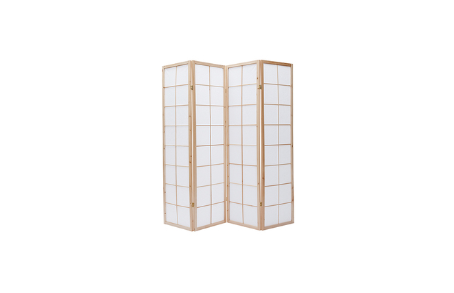 Biombo japon&eacute;s de madera y papel IKUYO