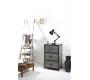 Cajonera madera y metal industrial 3 cajones TREVOR