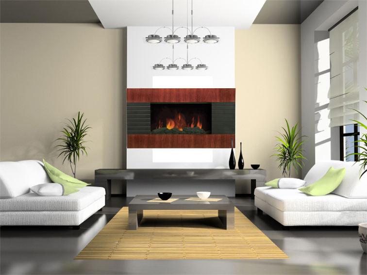 Chimenea decorativa el&eacute;ctrica de dise&ntilde;o PADOVA