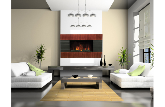 Chimenea decorativa el&eacute;ctrica de dise&ntilde;o PADOVA