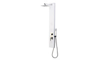 Columna de ducha hidromasajeante color blanco TRENDY