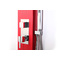 Columna de ducha hidromasajeante color rojo TRENDY