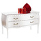 C&oacute;moda / consola LOUISA 2 cajones � color blanco