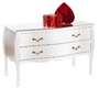 C&oacute;moda / consola LOUISA 2 cajones � color blanco