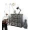 Comoda de madera estilo industrial 9 cajones Willard