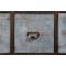 Comoda de madera estilo industrial 9 cajones Willard