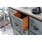Comoda de madera estilo industrial 9 cajones Willard