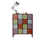Comoda de madera multicolores MOSAICA