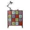 Comoda de madera multicolores MOSAICA