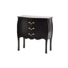 Comoda LOUISA 3 cajones � color negro