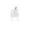 Comoda / mesita de noche LOUISA 3 cajones � color blanco image pub1