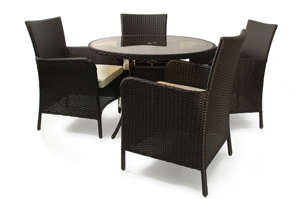 Conjunto BAHAMAS- 4 sillas y 1 mesa