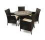 Conjunto BAHAMAS- 4 sillas y 1 mesa