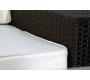 Conjunto BORA BORA- 2 sillones, 1 sof&aacute; 2 plazas y 1 mesa de sal&oacute;n color negro