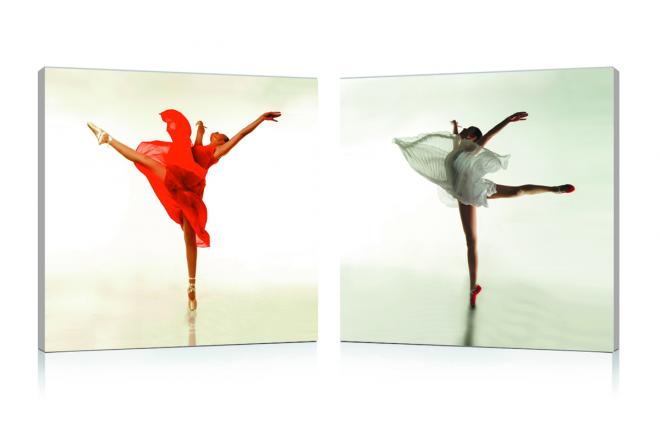 Conjunto de 2 cuadros de dise&ntilde;o DANCER