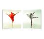 Conjunto de 2 cuadros de dise&ntilde;o DANCER