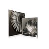 Conjunto de 2 cuadros de dise&ntilde;o FLOWERS