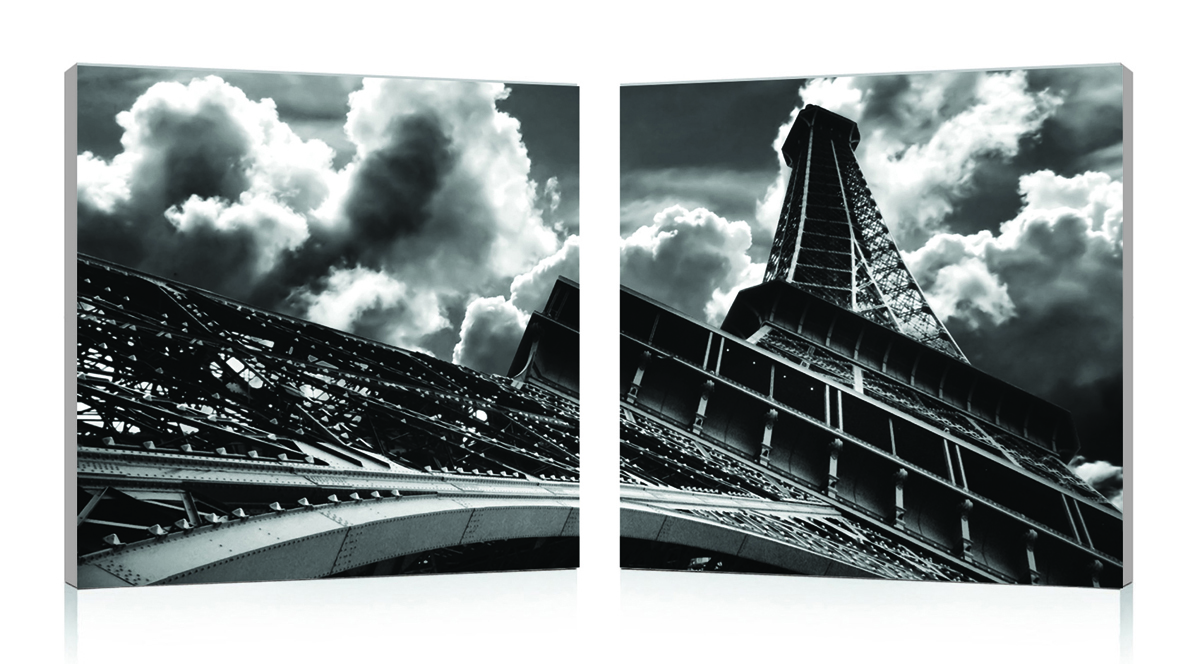 Conjunto de 2 cuadros de dise&ntilde;o PARIS