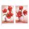 Conjunto de 2 cuadros de dise&ntilde;o POPPIES