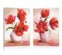 Conjunto de 2 cuadros de dise&ntilde;o POPPIES