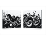 Conjunto de 2 cuadros de dise&ntilde;o VAGUES