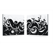 Conjunto de 2 cuadros de dise&ntilde;o VAGUES