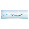 Conjunto de 3 cuadros de dise&ntilde;o WATER image pub1