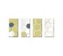Conjunto de 4 cuadros de dise&ntilde;o BUBBLES