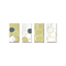 Conjunto de 4 cuadros de dise&ntilde;o BUBBLES