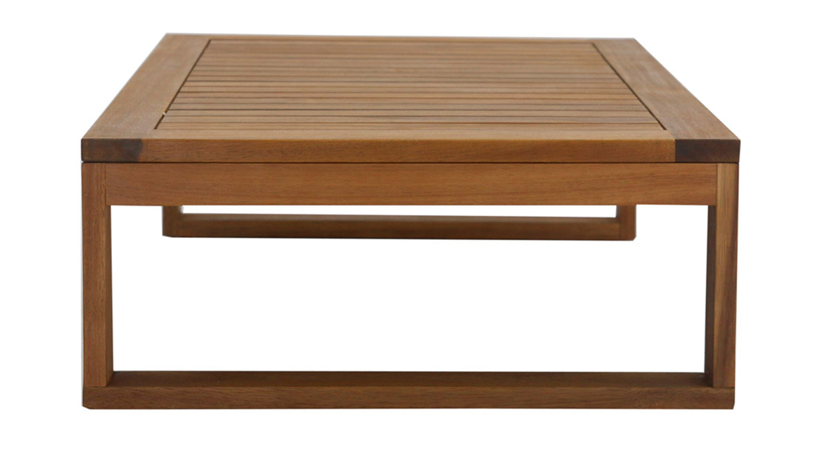 Conjunto de jardn esquinero de madera maciza 6-8 plazas con cojines desenfundables color topo natural SALSA