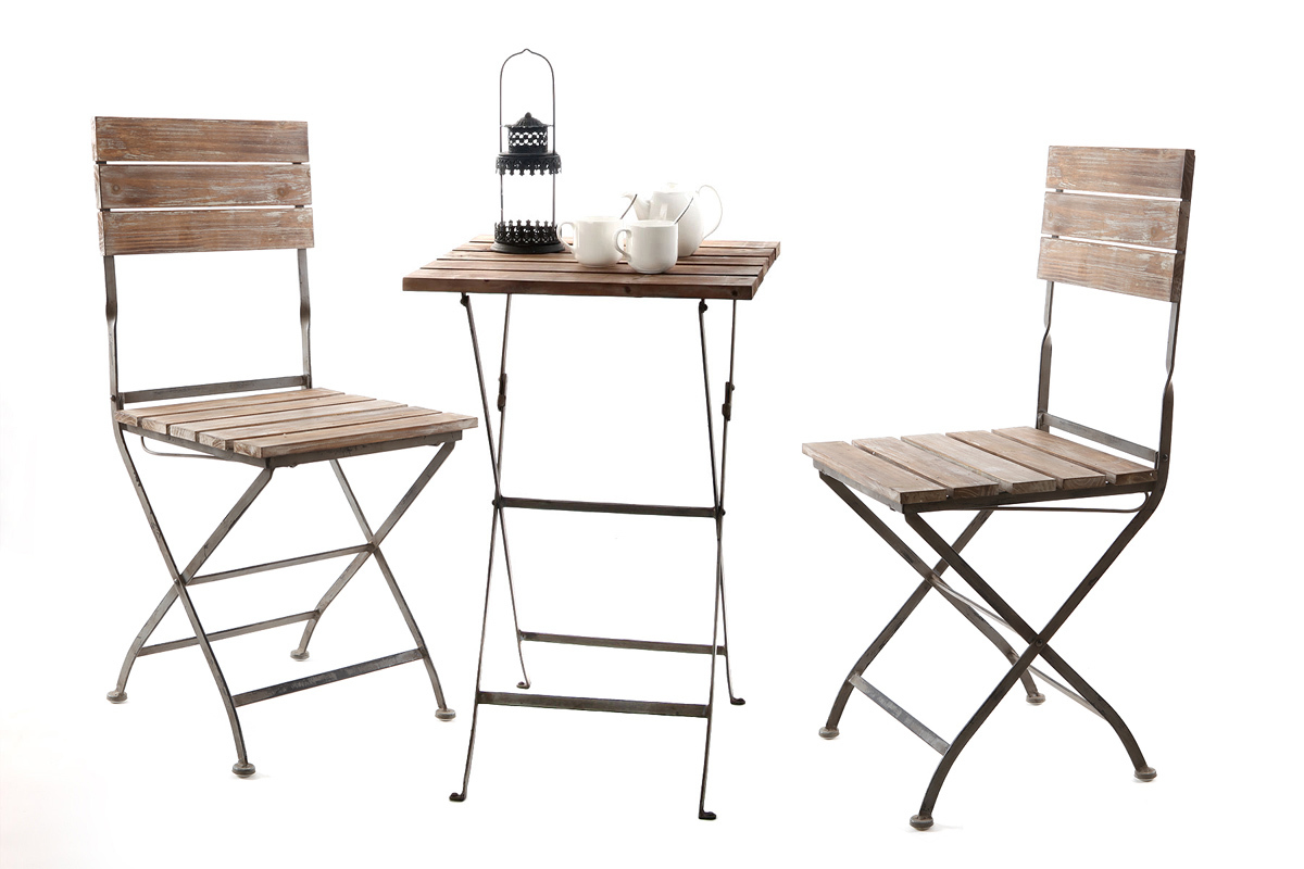 Conjunto de mesa y sillas de jardin/terraza WILLORD