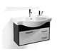 Conjunto de muebles de ba&ntilde;o: lavabo, armario, estanteria y espejo SKYLER