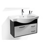 Conjunto de muebles de ba&ntilde;o: lavabo, armario, estanteria y espejo SKYLER