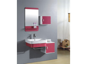 Conjunto de muebles de ba&ntilde;o: lavabo, armario y espejo IALY