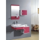 Conjunto de muebles de ba&ntilde;o: lavabo, armario y espejo IALY