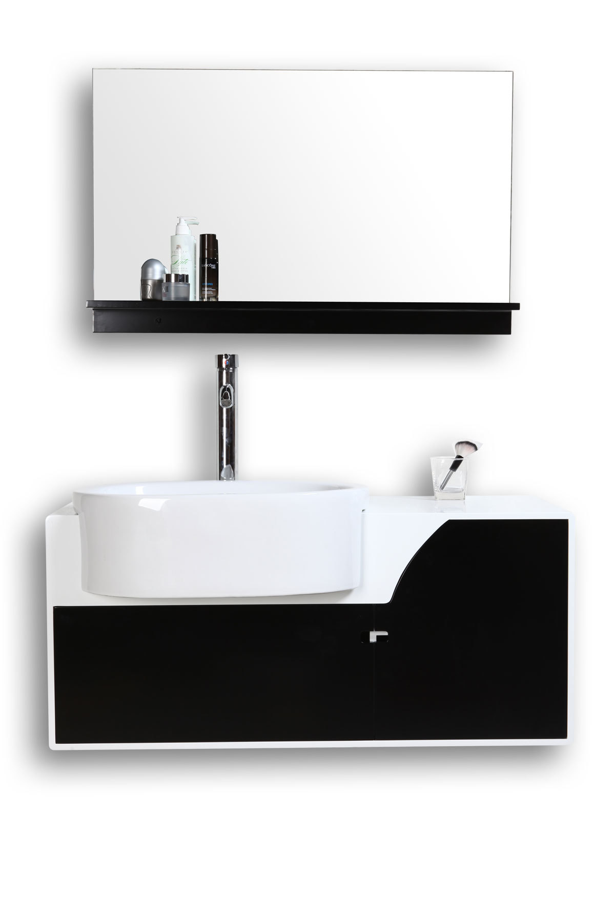 Conjunto de muebles de ba&ntilde;o: lavabo, armario y espejo JASPER