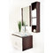 Conjunto de muebles de cuarto de ba&ntilde;o ADELAIDE: lavabo, mueble bajo lavabo, espejo y columna